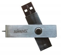 Takems MEM-Drive Mini Metal 8GB (TMS8GUMIM1R05) Takems MEM-Drive Mini Metal 8GB (TMS8GUMIM1R05)